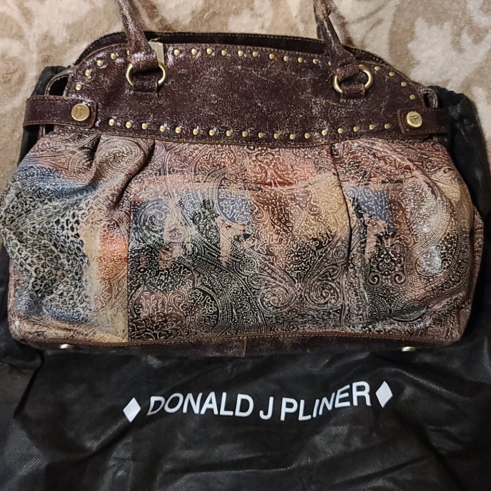 Donald J Pliner leather bag